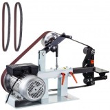Slefuitor profesional de banc cu banda, 1500 W, 0-2800 rpm, masa reglabila, Otel