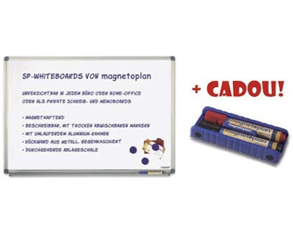 TABLA MAGNETICA MAGNETOPLAN 60x45 cm + CADOU!!! (Burete magnetic + 2  markere) | Okazii.ro