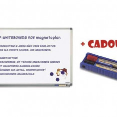 TABLA MAGNETICA MAGNETOPLAN 150x100 cm + CADOU!!! (Burete magnetic + 2 markere)