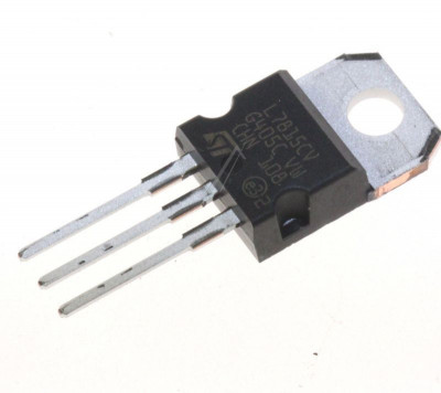 C.I. V REG +15V,7815,TO220-3 L7815CV Circuit Integrat STMICROELECTRONICS foto