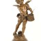 Ingeras cantand la tobe-statueta din bronz pe un soclu din marmura BR-100