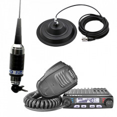 Promotie statie radio CB Avanti Supremo + antena CB Sirio Carbonium 27 + baza magnetica 145 DV foto