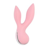 Cumpara ieftin Vibrator CHISA Aphrovibe Oh My Rabbit, cu urechi de iepuraș, pentru clitoris și zone erogene, 10 funcții de vibrație, roz cu argintiu