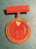 Insigna UTC semicentenar 1922 1972 50