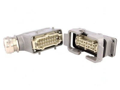Set Conector HDC Tată-Mamă Soclu-Mufă Han Kit foto