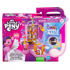 Set de joaca cu figurina, My Little Pony, Mini World Magic, Zephyr Heights, F5247