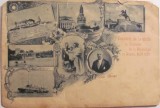 Cumpara ieftin CY - Carte Postala Ilustrata clasica "Vizita Presedintelui Frantei (Felix Faure) in Rusia 1897" circulata / varianta RARA a colajului de pe fata lito