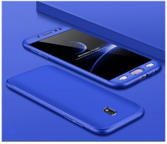 Husa Samsung Galaxy J7 2017 - GKK Protectie 360 Grade Albastra foto