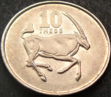 Cumpara ieftin Moneda EXOTICA 10 THEBE - BOTSWANA, anul 2002 *cod 1823, Africa