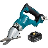 Makita DJS800Z + BL1850B - Masina de debitat fibrocement 13 mm + Acumulator Li-Ion 18 V 5 Ah