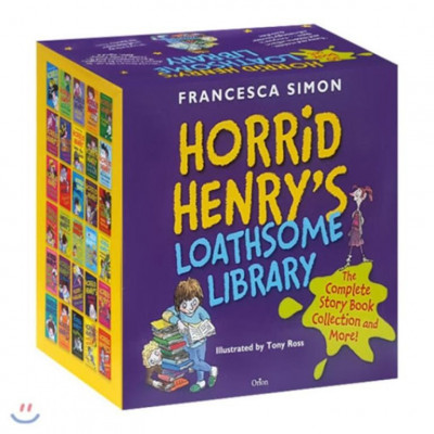 Horrid Henrys Loathsome Library Collection 30 Book Set By Francesca Simon And Tony Ross,Francesca Simon, Tony Ross - Editura foto