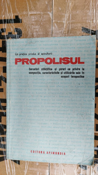 Propolisul - EDITURA APIMONDIA