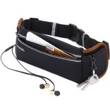 Cumpara ieftin Borseta Sport pentru Telefon 65-120cm Centura de Alergare cu Banda Reflectorizanta Ugreen Ultimate Running Waist Belt - Black