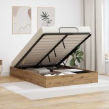 vidaXL Cadru de pat otoman Stejar artizanal 193 x 120 x 25 cm PAL 3409228