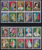 FUJEIRA 1972 - Regi francezi si &icirc;mbrăcăminte de epoca/serie compl MNH (CV 12&euro;)