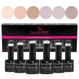Set 6 Oje Semipermanente 10ml SensoPRO Milano, Nude Seduction