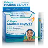 Marine Beauty - Colagen Marin Lichid Hidrolizat de Tip 1 si 3 pentru Piele, Unghii, Articulatii cu Acid Hialuronic, Siliciu, Biotina, Seleniu, Zinc si