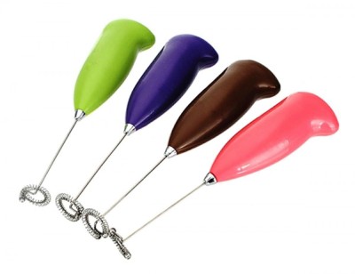 Mixer spuma lapte fara fir, plastic, baterii AA, 50g, multicolor foto