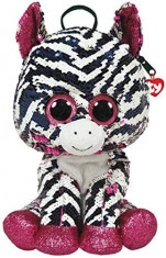 RUCSAC DE PLUS TY CU PAIETE ZEBRA ZOEY SuperHeroes ToysZone foto