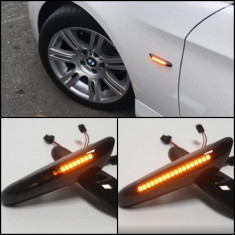 Set 2 bucati semnalizari dinamice LED BMW E46 E90 91 E60 61 E81 E87 X1