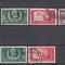 ROMANIA 1952 LP 293 LP 321 CENTENARUL NASTERII LUI I.L.CARAGIALE SUPRATIPAR I.L.CARAGIALE SERII STAMPILATE