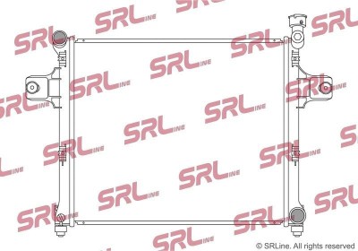 Radiator Jeep Commander 05-10, Grand Cherokee 05-10, motor: 5.7 V8, 588x508x32, SRLine, Aluminiu/ Plastic brazat, 55116842AB; K55116842AB foto