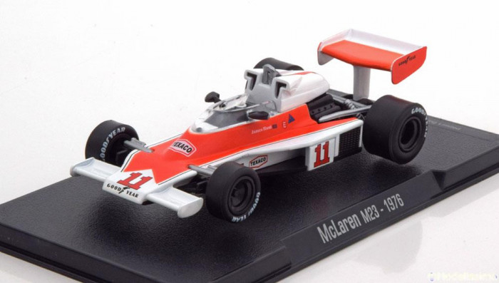 Macheta McLaren M23 James Hunt Campion Formula 1 1976 - Altaya F1 1/43