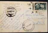 RARĂ Carte Poștală Veche 1949 Cu Eroare de Timbru &ndash; Valea Caraimanului Bușteni-Bucegi, Circulata, Printata, Prahova