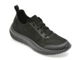 Pantofi sport CLARKS negri, SOLEVANA TIE, din material textil