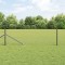 Set de Gard Set de 2 Gri Oțel Vopsit Electrostatic 25 x 0.5 m