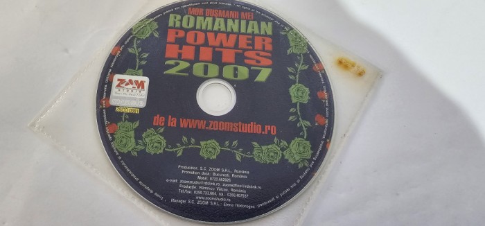 MOR DUSMANII MEI , POWER HITS 2007 ,CD AUDIO MANELE .