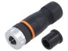 Conector M12 LAPP 5 pini mufă drept IP67 pe cablu aurit
