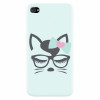 Husa silicon pentru Apple Iphone 4 / 4S, Angel Cat