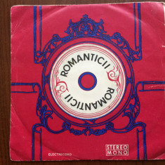 Romanticii clipele 1975 EP disc single 7" vinyl muzica pop rock EDC 10.343 vg
