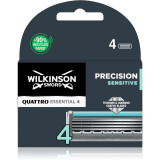 Cumpara ieftin Wilkinson Sword Quattro Essential 4 Precision Sensitive rezerva Lama 4 buc