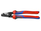 Foarfece KNIPEX pentru cabluri 225mm, Tăiş 56 HRC, cod 95 12 225 SB
