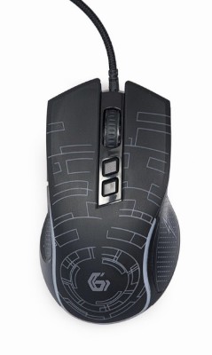 MOUSE GEMBIRD, gaming, cu fir, USB, optic, 3600 dpi, butoane/scroll 7/1, iluminare, cablu 1.5m, negru, &amp;quot;MUSG-RGB-01&amp;quot; (timbru verde 0.18 lei) foto