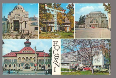 CPIB 23808 CARTE POSTALA - FOCSANI, MOZAIC, CIRCULATA, 1978, STAMPILE, TIMBRU foto