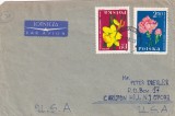 FILATELIE TEMATICA - PLIC POLONIA TEMATICA FLORA FLORI, Stampilat