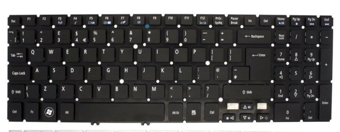 Tastatura laptop ACER ASPIRE E5-531 V5-531 V5-571 V5-551 V5-552 model UK