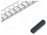 Conector 20 pini mamă 2mm aurit SMT SAMTEC