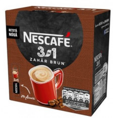 Nescafe 3in1 Zahar Brun 15g 24buc/cutie foto