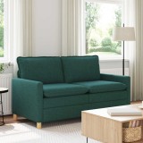 vidaXL Canapea Verde &icirc;nchis Țesătură 42028835