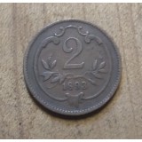 AUT AustroUngaria 2 heller 1893