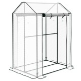 Outsunny Sera Cu 2 Camere Pentru Gradina Cu 2 Usi | Aosom Romania