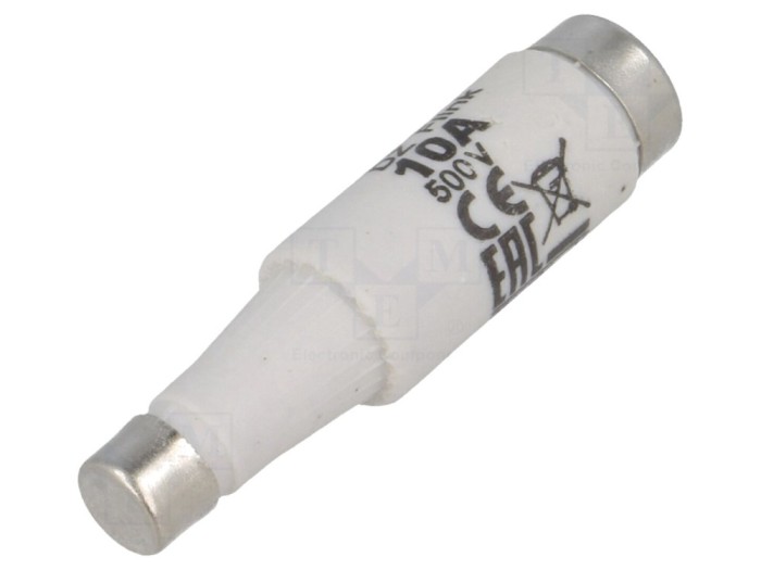 Siguranță rapidă 10A 500V ceramică