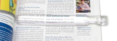 Rigla cu lupa pentru citit cu marire de 2.5x si 12x foto