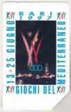 bnk card Cartele telefonice - Italia - sport - Jocurile Mediteraneene Bari 1997