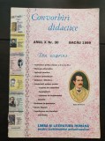 Revista CONVORBIRI DIDACTICE, anul X, Nr. 30 - Bacău 1999