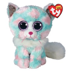 Jucarie Plus Ty Boos Opal Pisica Pastel Plus 15 Cm TY 36376 foto
